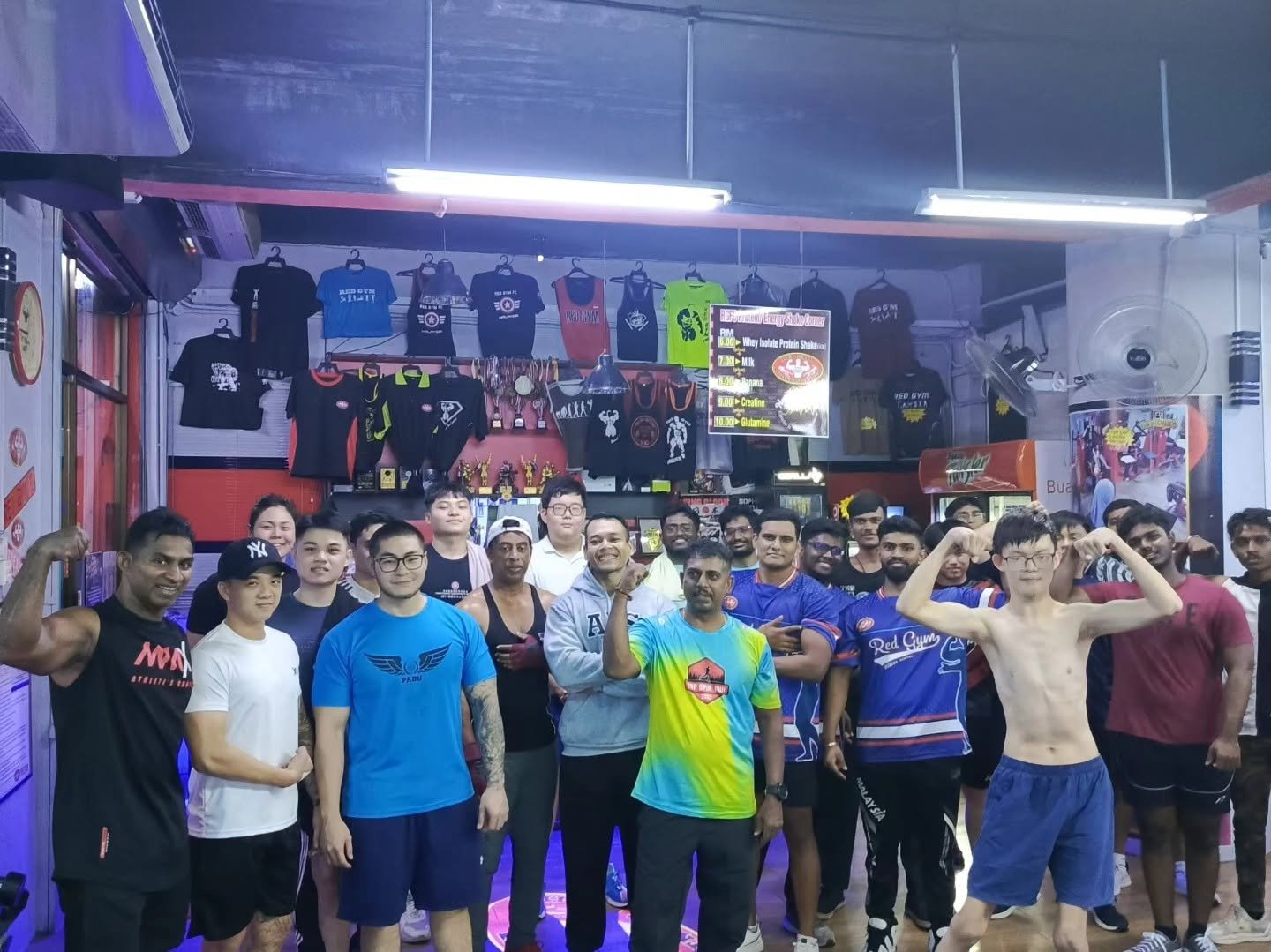 Red Gym members
