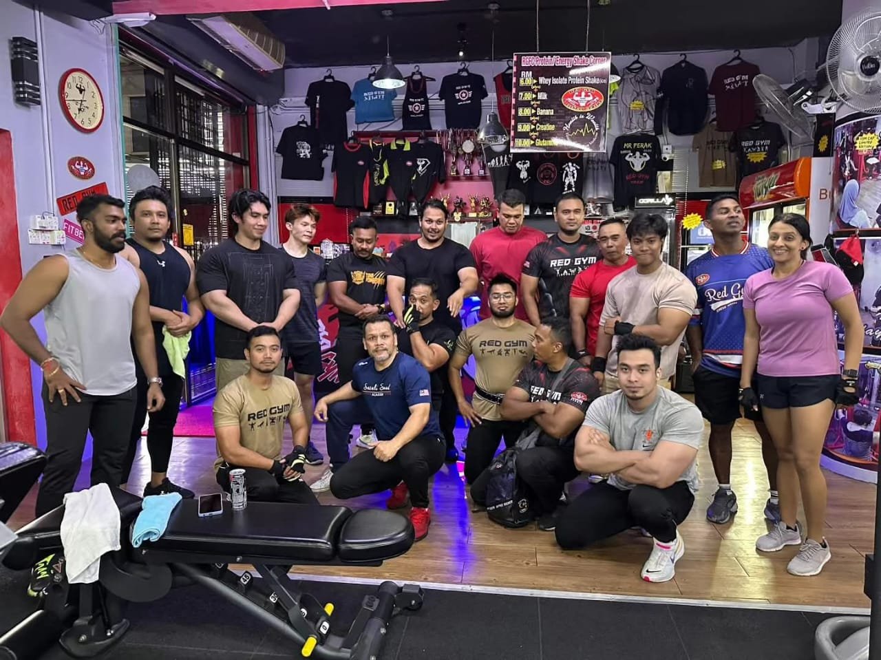 Red Gym squad